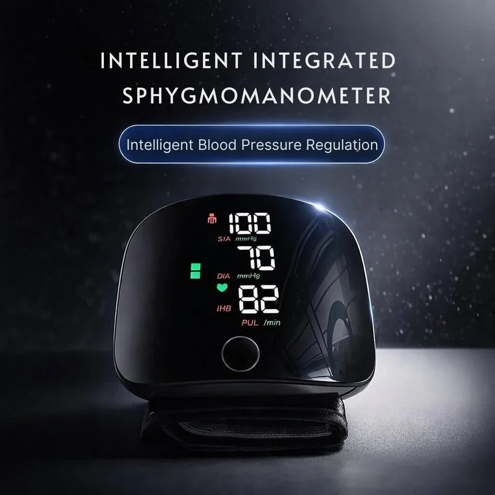 Misuratore Pressione da Polso: LED Touchscreen, Monitoraggio Facile della Pressione Arteriosa