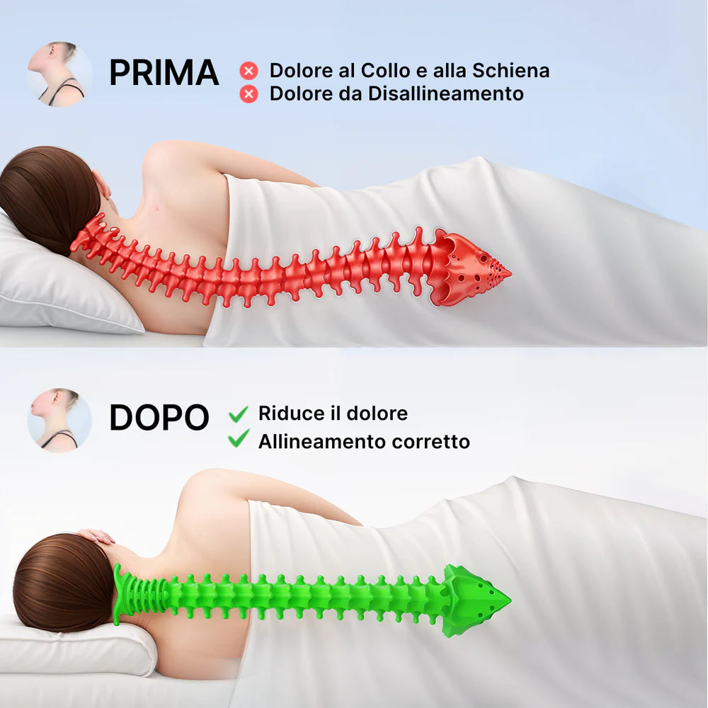 Cuscino ortopedico sollievo cervicale - dormi come non fai da tempo.